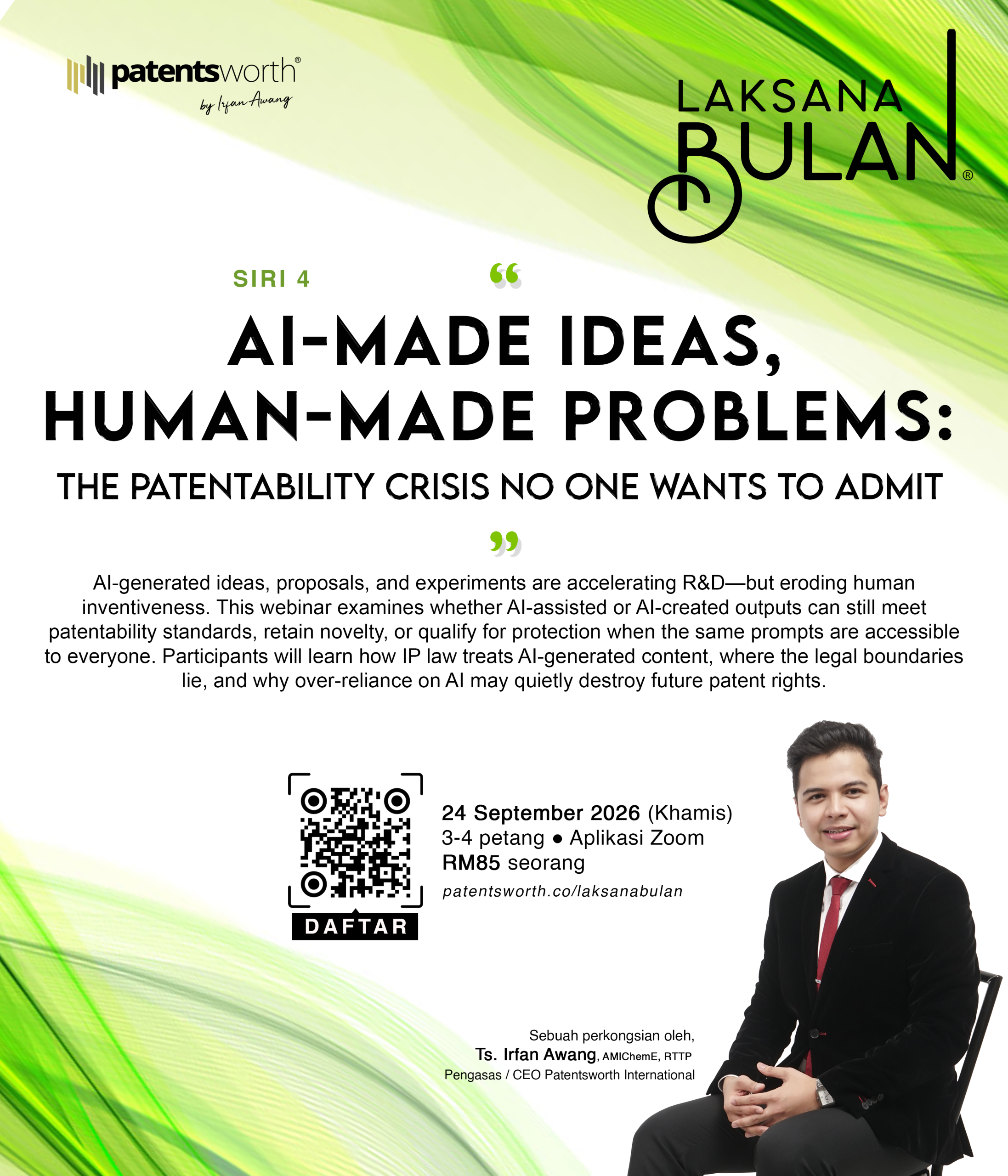 AI-Made Ideas, Human-Made Problems: The Patentability Crisis No One Wants to Admit [PENUH]