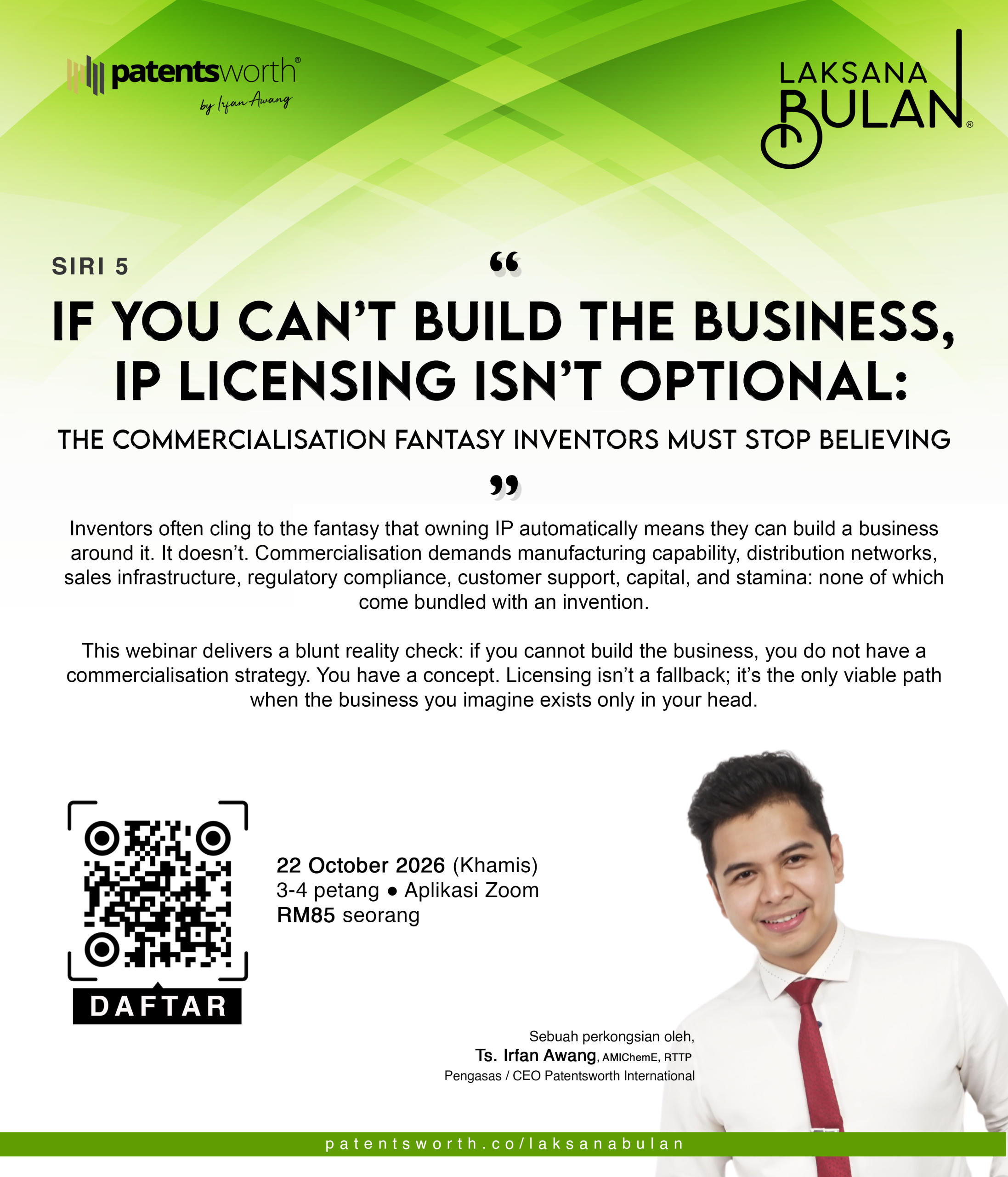 If You Can’t Build the Business, IP Licensing Isn’t Optional: The Commercialisation Fantasy Inventors Must Stop Believing
